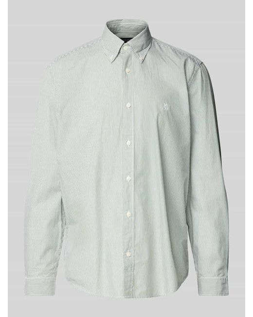 Marc O' Polo Regular Fit Freizeithemd aus reiner Baumwolle in Gray für Herren
