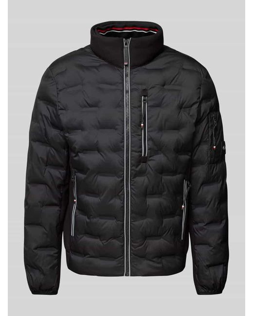 Tom Tailor Regular Fit Funktionsjacke Mit Brustleistentasche in Black für Herren