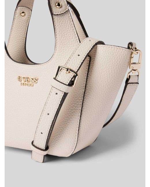 Guess Handtas Met Labelapplicatie in het Natural