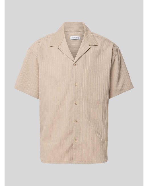 Jack & Jones Vrijetijdsoverhemd Met Knoopsluiting in het Natural voor heren