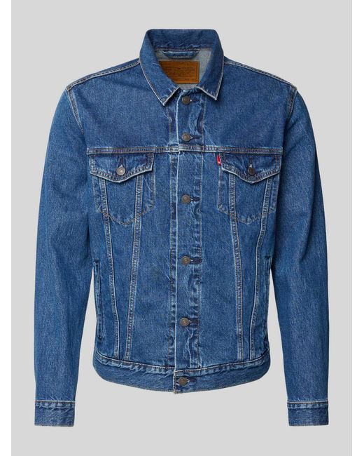 Levi's Regular Fit Spijkerjack in het Blue voor heren