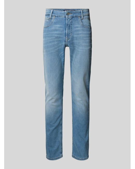 M·a·c Regular Fit Jeans in het Blue voor heren
