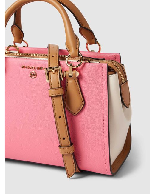 MICHAEL Michael Kors Handtasche aus Leder mit Label-Applikation Modell 'MARILYN' in Pink für Herren
