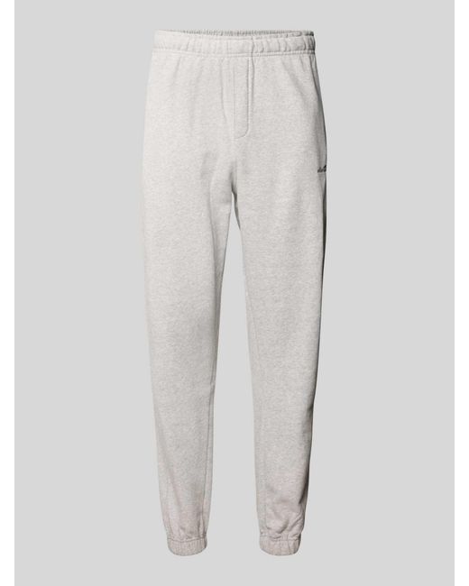 Ellesse Regular Fit Sweatpants Met Steekzakken, Model 'Orvinio' in het White voor heren
