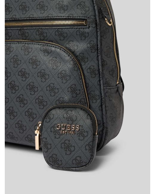 Guess Rugzak Met Labelapplicatie, Model 'Power Play' in het Gray