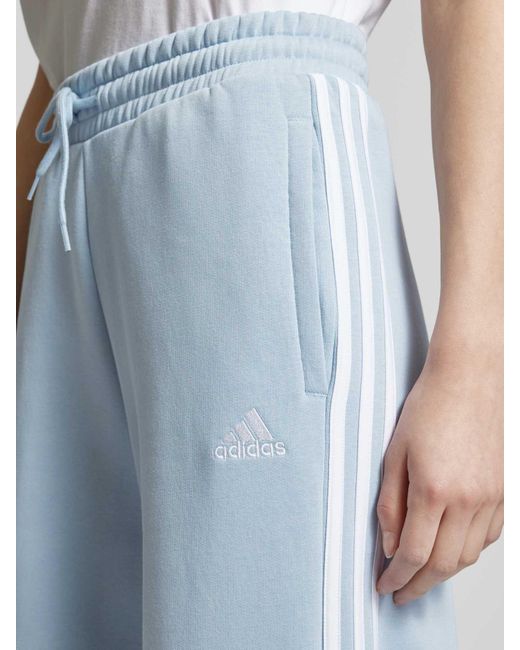 Adidas Sweatpants Met Labelstitching in het Blue voor heren