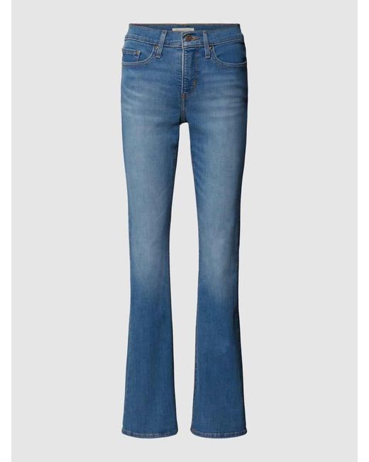 Levi's® 300 Blue Bootcut Jeans mit Knopfverschluss