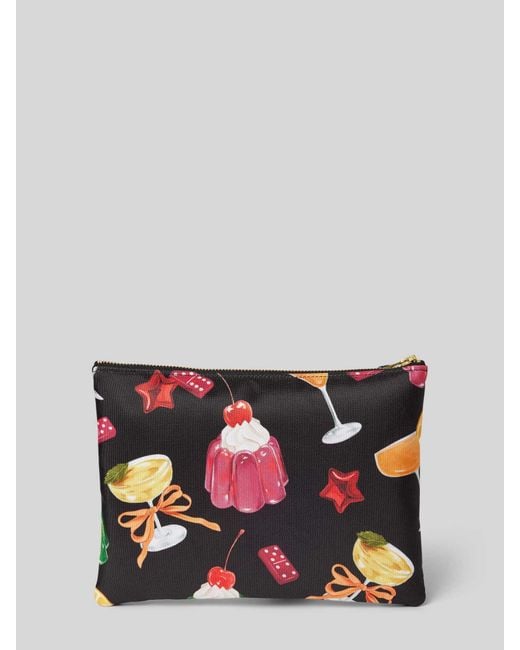 Wouf Make-uptasje Met Labelpatch in het Black
