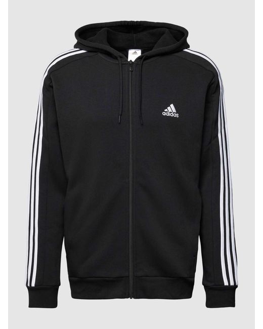 Adidas Sweatjack Met Labelstitching in het Black voor heren