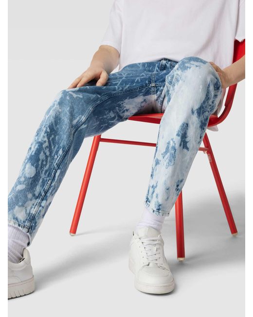 Calvin Klein Jeans Met All-over Motief in het Blue voor heren