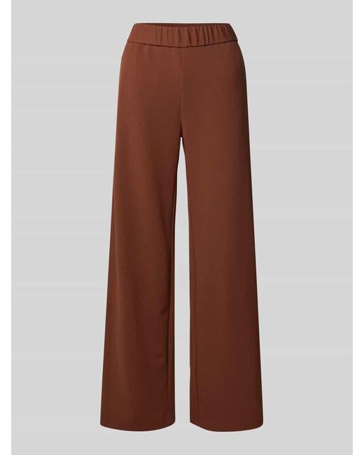 Zero Brown Stoffhose mit Gesäßtaschen