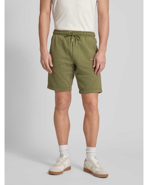 Marc O' Polo Regular Fit Sweatshorts mit Tunnelzug in Green für Herren