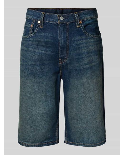 Levi's Loose Fit Jeansshorts im Used-Look in Blue für Herren