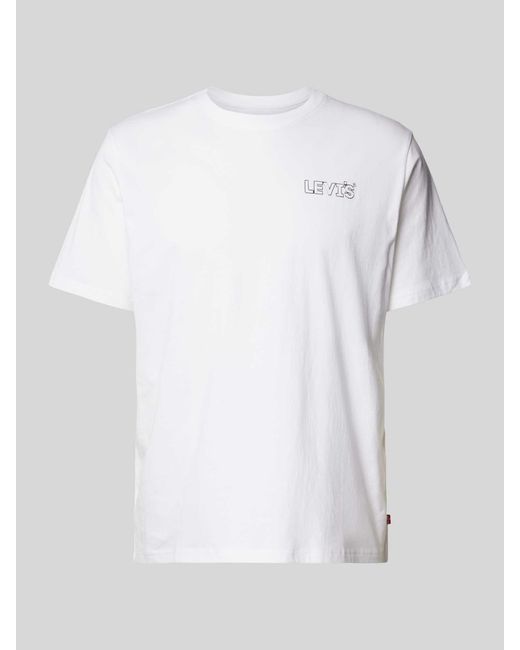Levi's T-Shirt mit Label-Print in White für Herren
