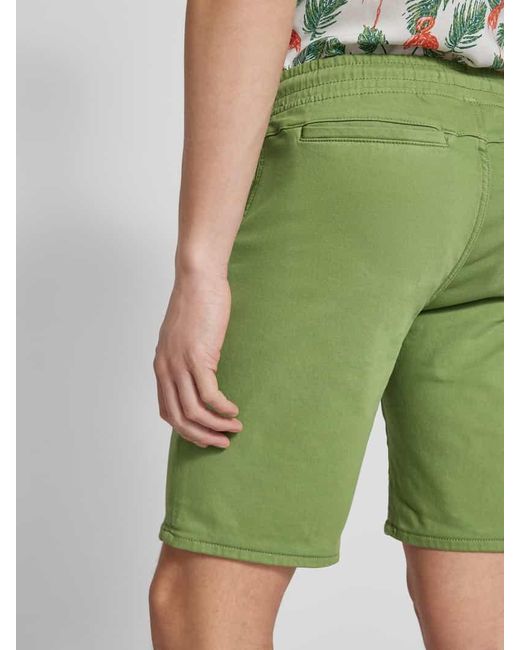 Blend Regular Fit Bermudas Mit Tunnelzug in Green für Herren