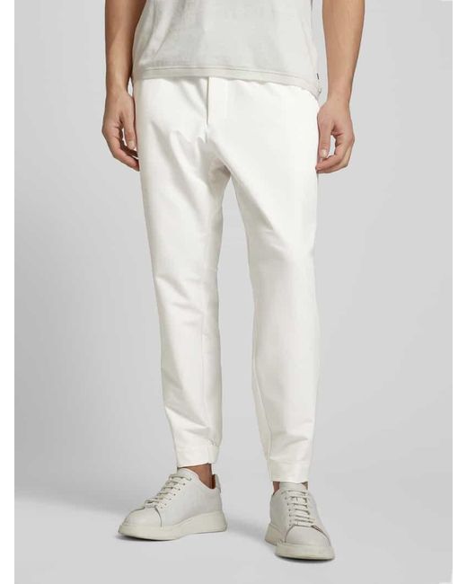 Boss Sweatpants mit elastischem Bund Modell 'Flex' in White für Herren