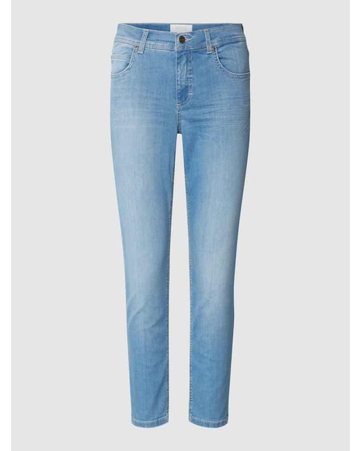 ANGELS Slim Fit Jeans im 5-Pocket-Design Modell 'Ornella' in Blue für Herren