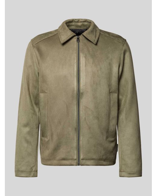 Tom Tailor Tom Tailor Leren Jassen in het Green voor heren