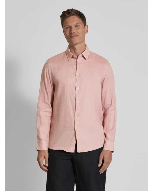 Drykorn Regular Fit Freizeithemd mit Knopfleiste in Pink für Herren