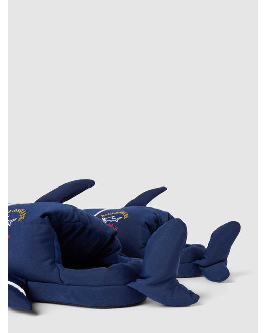 Paul & Shark Huisschoenen Met Labelstitching in het Blue voor heren