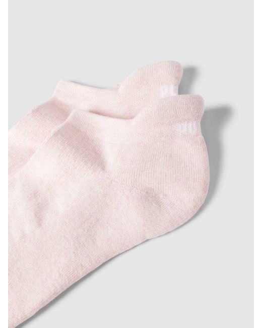 PUMA Sneakersokken Met Labeldetails in het Pink