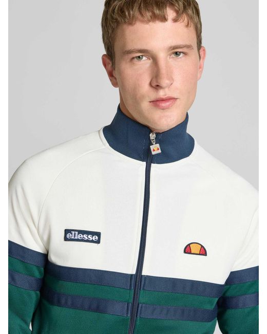 Ellesse Sweatjack Met Labelpatch, Model 'Rimini' in het Blue voor heren