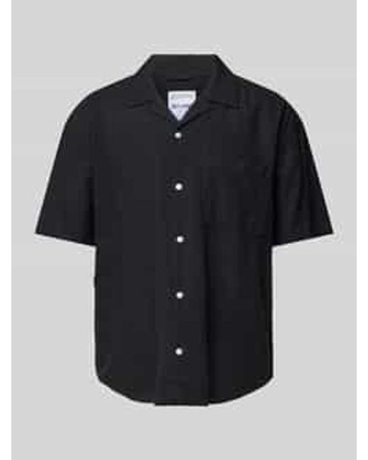 Only & Sons Relaxed Fit Vrijetijdsoverhemd Met 1/2-mouwen in het Black voor heren