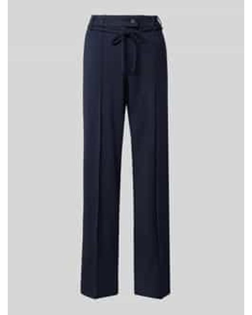 Tom Tailor Regular Fit Stoffen Broek Met Viscose in het Blue