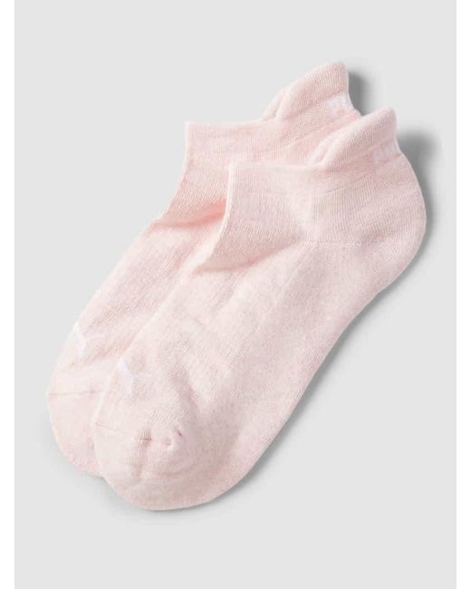 PUMA Pink Sneakersocken mit Label-Details Modell 'Cushioned' im 2er-Pack