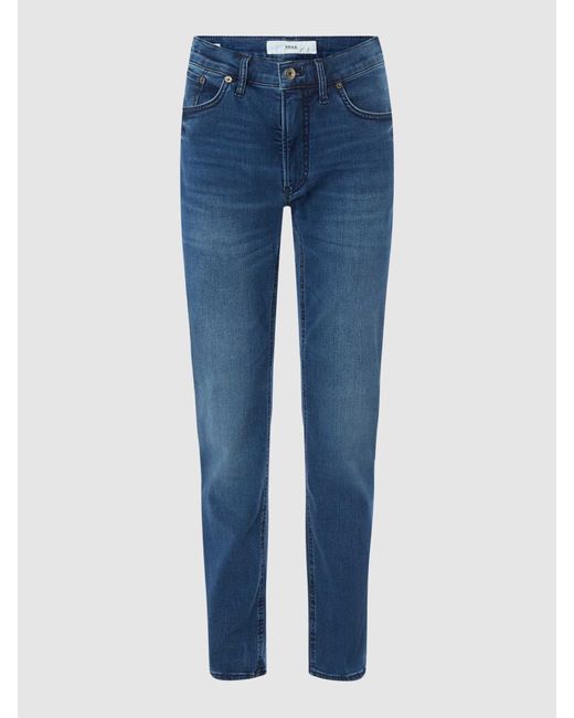 Brax Modern Fit Jeans mit hohem Stretch-Anteil Modell 'Chuck' - 'Hi-Flex' in Blue für Herren