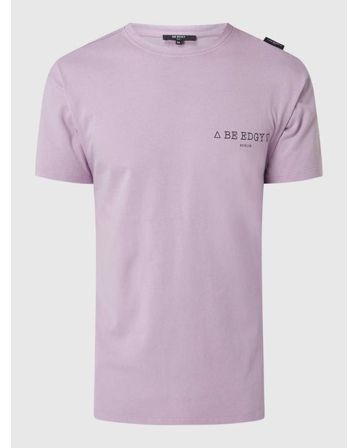 Be Edgy T-shirt in het Purple voor heren