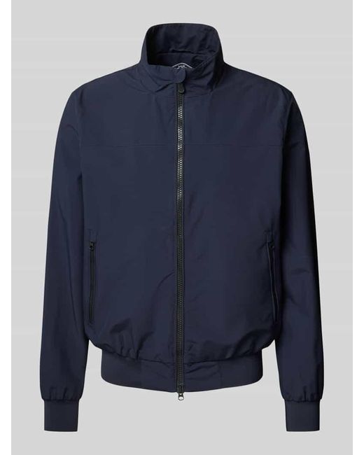 Save The Duck Jacke Mit Stehkragen Modell 'Finlay' in Blue für Herren