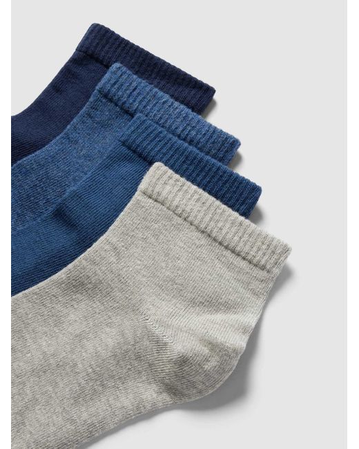 S.oliver Sokken Met Labeldetail in het Blue voor heren
