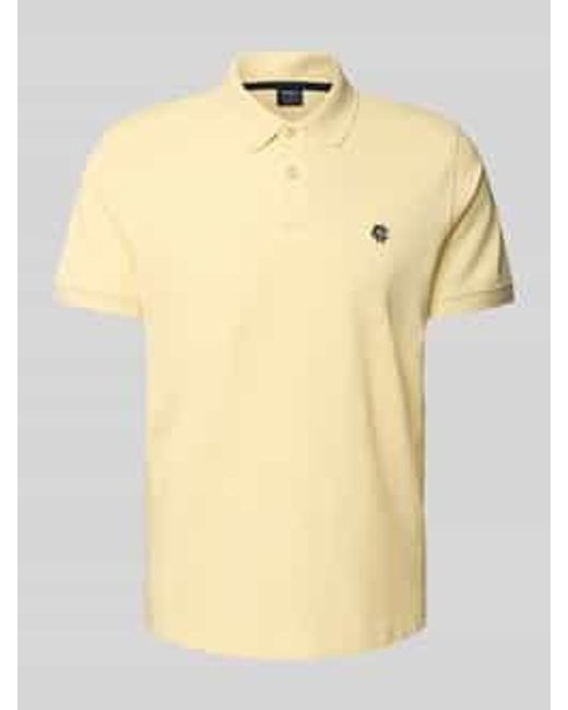 Mcneal Poloshirt Met Labelstitching in het Yellow voor heren