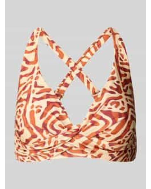 Barts Bikinitop Met Knoopdetail in het Orange