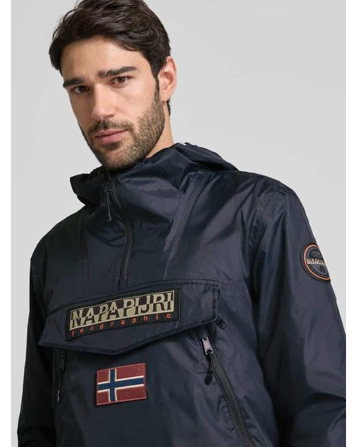 Napapijri Jacke Mit Reißverschlusstaschen Modell 'Rainforest' in Blue für Herren