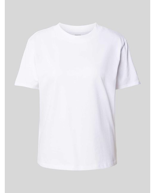 Jake*s T-shirt Met Melangelook in het White