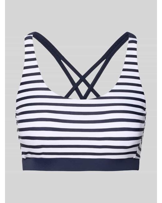 Venice Beach Blue Bikini-Oberteil mit elastischem Bund Modell 'Summer'