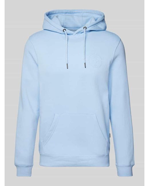 Blend Hoodie mit Statement-Print Modell 'JANNUS' in Blue für Herren