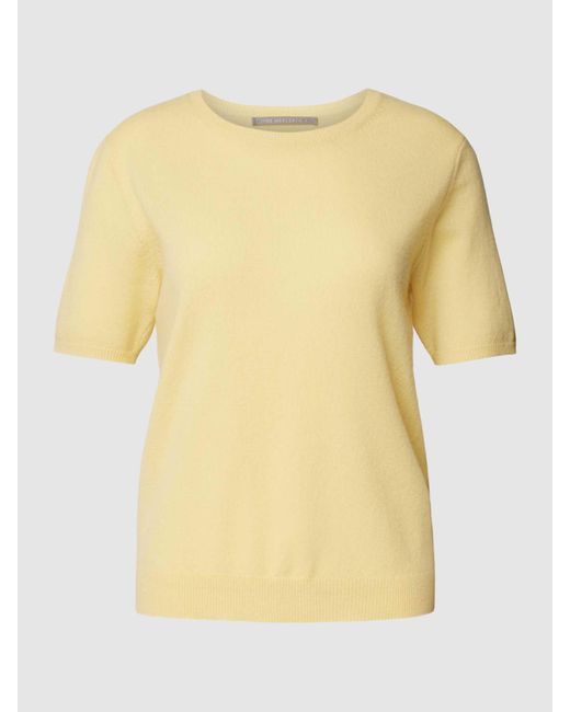 The Mercer N.Y. Gebreid Shirt Met Ronde Hals in het Yellow