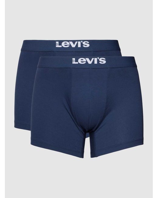 Levi's Boxershort Met Labeldetail in het Blue voor heren
