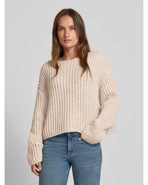 Drykorn Natural Strickpullover mit Rundhalsausschnitt Modell 'IMENY'