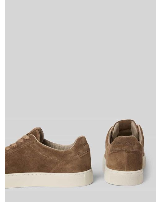 Marc O' Polo Low Top Sneaker aus echtem Rindsleder in Brown für Herren