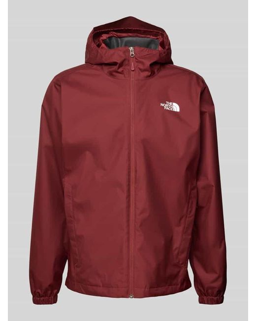 The North Face Windbreaker mit Label-Print Modell 'QUEST' in Red für Herren