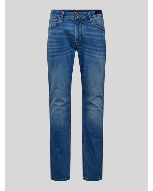 JOOP! Jeans Slim Fit Jeans Met Labeldetail in het Blue voor heren