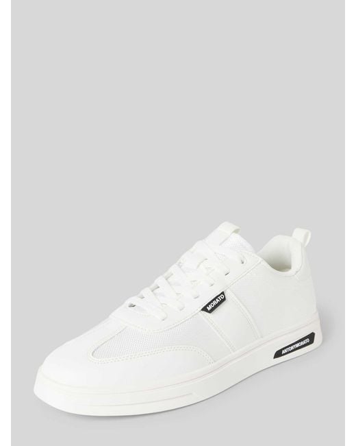 Antony Morato Sneaker in unifarbenem Design Modell 'DERMOT NYLON' in White für Herren