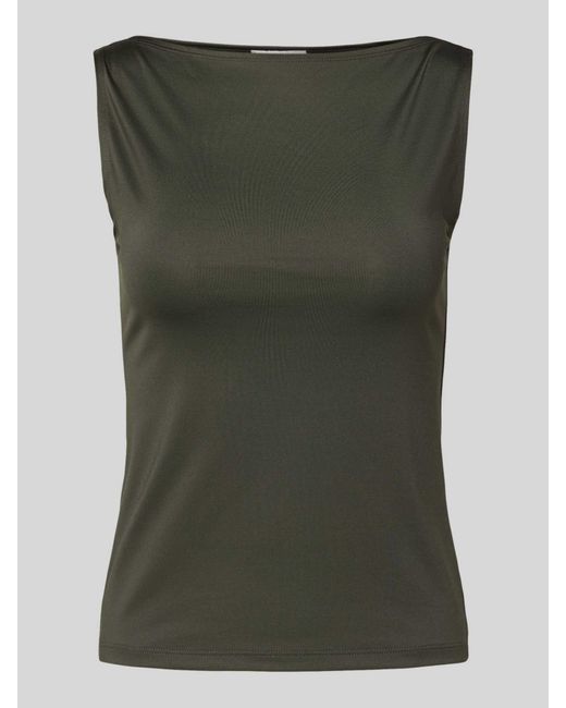 Weekday Tanktop Met Boothals Model 'annie' in het Green