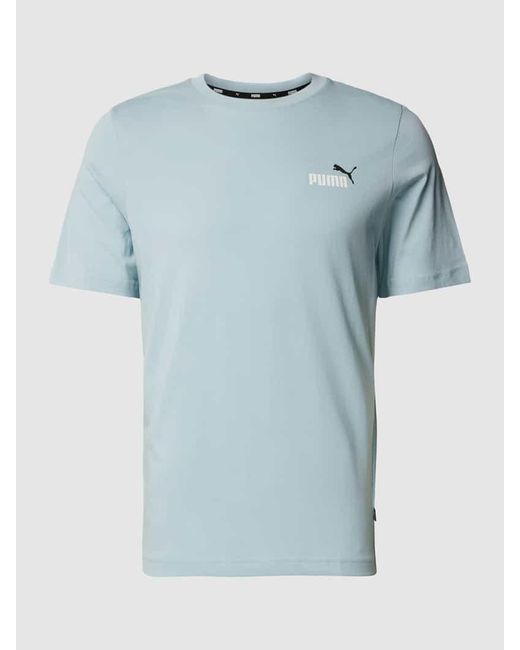PUMA T-Shirt mit Logo-Print in Blue für Herren