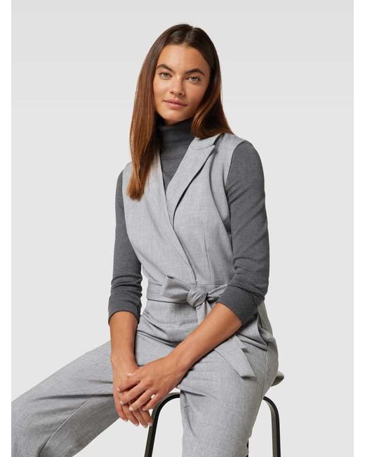 Vero Moda Gray Jumpsuit in Melange-Optik Modell 'YOLANDA'
