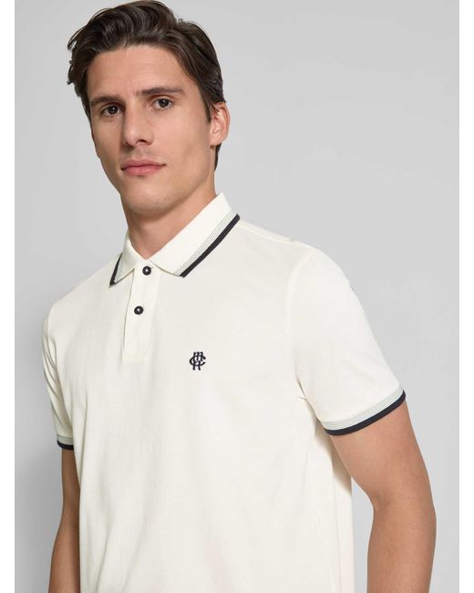 Mcneal Poloshirt Met Labelstitching in het Natural voor heren